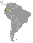 Location of Ecuador