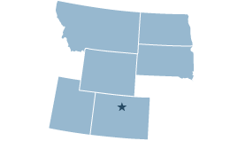 Region 8 covering Colorado, Montana, North Dakota, South Dakota, Utah, Wyoming