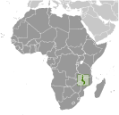 Location of Malawi