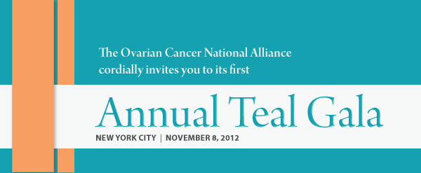 Annual Teal Gala in New York City on November 8, 2012