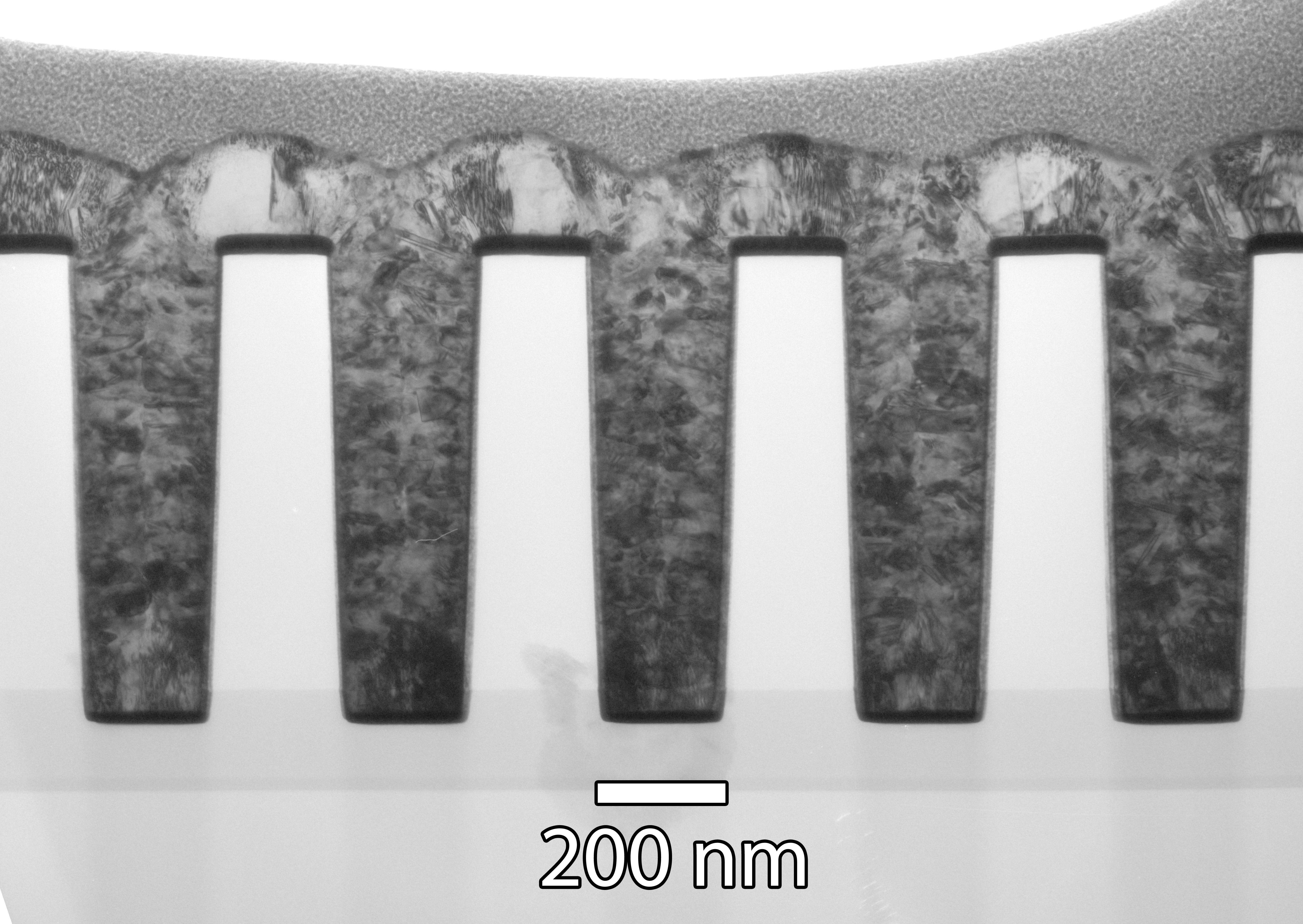 Nanostructure Fabrication TEM image
