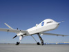 New communications being designed at NASA Glenn will communicate between ground and uav's such as this aircraft.