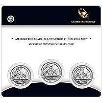 ATB 3 COIN SET - VICKSBURG