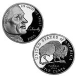 2005 First Design: "Grazing Buffalo" Proof Nickel