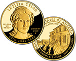 Letitia Tyler First Spouse Proof Coin