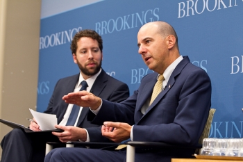 Director Kappos takes questions while at the Brookings Institute