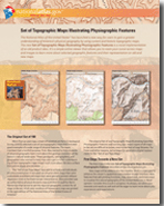 Small graphic representing Set of Topographic Maps Illustrating Physiographic Features Fact Sheet