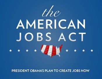 The American Jobs Act Banner