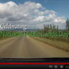 Screenshot from video about Arctic National Interagency Visitor Center's National Public Lands Day event.