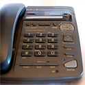 a black corporate telephone
