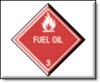 Icono de cartel de petróleo combustible.