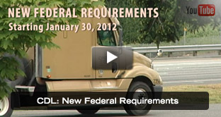 CDL: New Federal Requirements