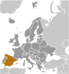 Location of Spain