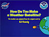 Front page of the How Do You Make a Weather Satellite? booklet