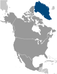 Location of Greenland