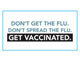 get vaccinated sticker
