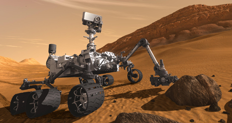 Artist concept features NASA's Mars Science Laboratory Curiosity rover
