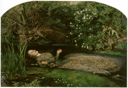 Image: John Everett Millais Ophelia, 1851-1852 oil on canvas overall: 76.2 x 111.8 cm (30 x 44 in.) Tate Gallery, London. Presented by Sir Henry Tate 1894