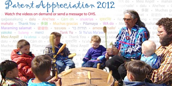 Parent Appreciation 2012: May 29 - June 1