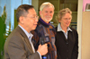 Photo of Dr. Richard Nakamura with Drs. Michael Martin and Suzanne Fisher.