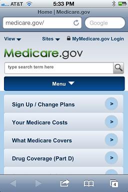 The new Medicare.gov for smartphones