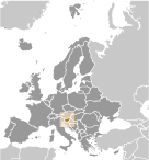 Location of Slovenia