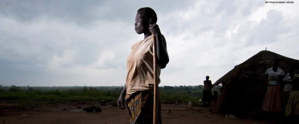 Ugandan woman. Photo credit: AFP PHOTO/ MARC HOFER