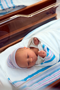 Photo: A newborn