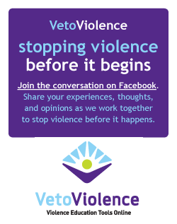 VetoViolence Facebook badge