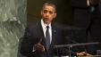 Pareciera que el presidente Obama estaba dando un golpe de vuelta a las críticas de Romney en su discurso previo a la Asamblea General de la ONU.