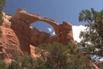 Photograph of an arch at McInnis Canyon NCA