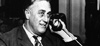 FDR photographed while using the telephone