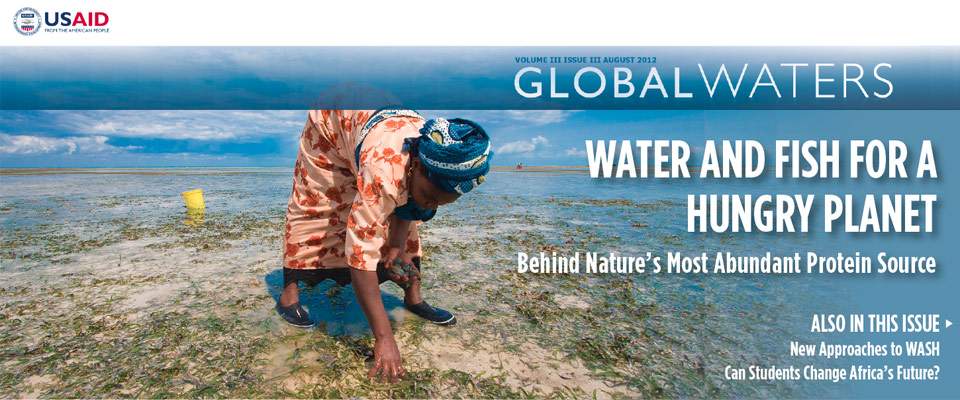 Cover of the latest issue of USAID’s Global Waters magazine.