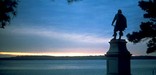 Statue of Captain John Smith in Jamestown, VA.