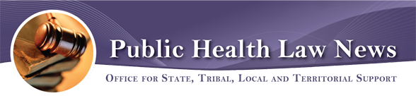 Public Health Law News Banner