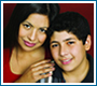 Hispanic Mom and Son