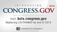 Congress.gov Beta A New Legislative Information Resource