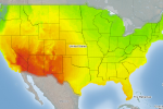 An interactive map of solar resources in the United States.