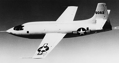 XS-1 aircraft in flight