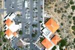 An aerial shot of Oro Valley, Ariz.'s town hall campus shows proposed solar locations. | Photo courtesy of Oro Valley