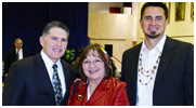 Thumbnail - clicking will open full size image - Randy Grinnel, Deputy Director - Pauline Bruce, AIAN Committee Chair - D.J. Eagle Bear Vanas, Keynote