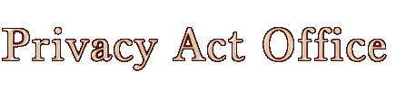 title banner graphic for the Privacy Act Office