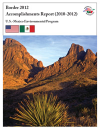Cover of the Border 2012 close out accomplishments report