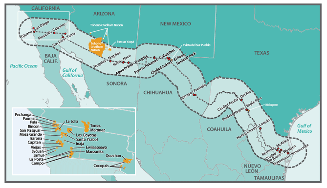 US-Mexico Border Region - Región Fronteriza México-Estados Unidos