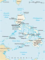 map of Philippines