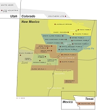 Albuquerque Area Map - click to view