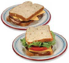 photo of two sandwiches