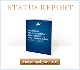 Status Report-Learn more about the Obama Administration's Commitment to Open Gov