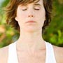 Photo: A woman meditating