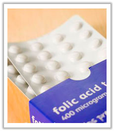 package of folic acid pills